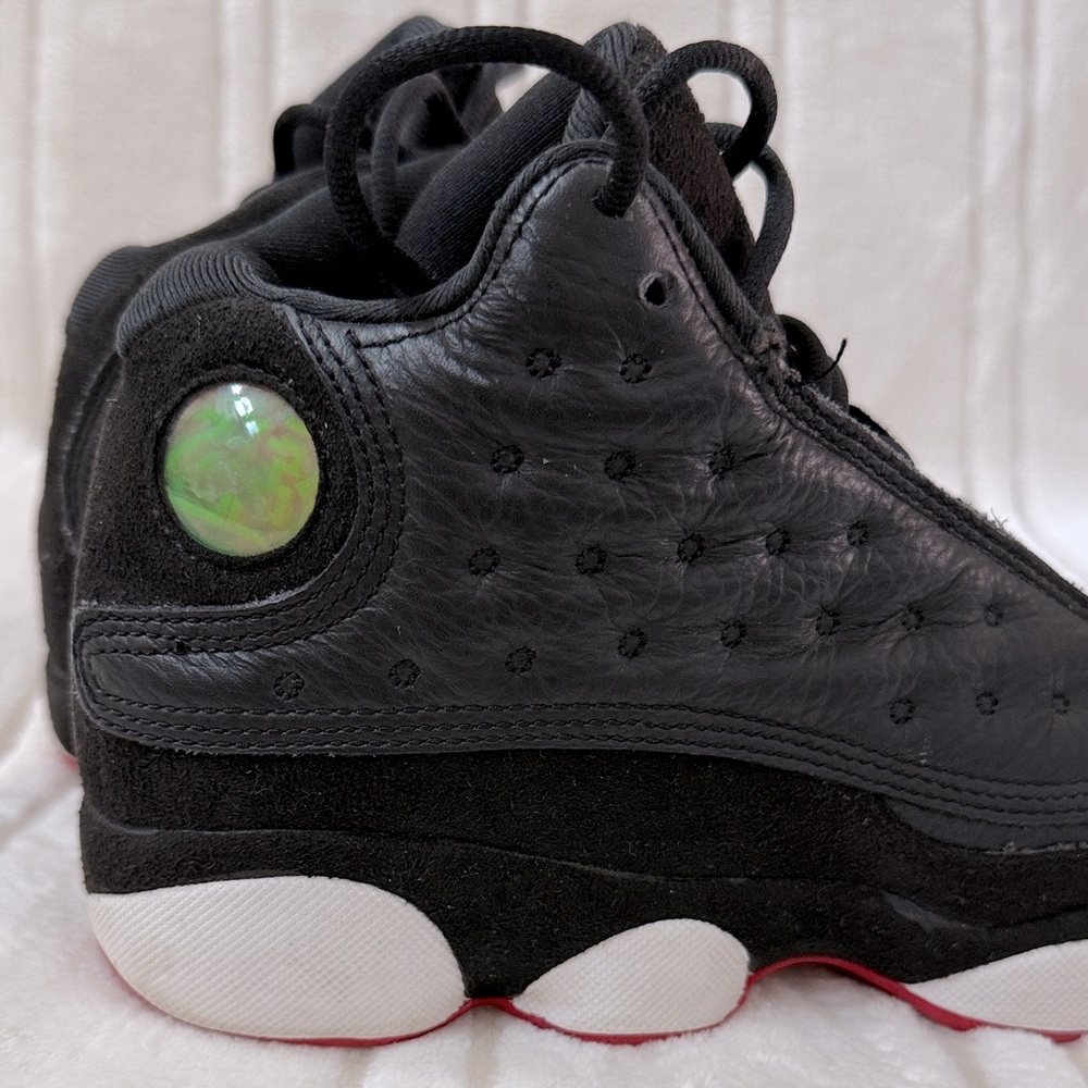 Air Jordan 13 Retro Playoffs Black Leather Sneakers 2023 Special Edition - Picture 5 of 7